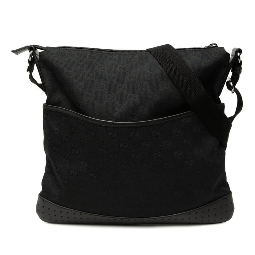 Gucci GG Canvas Perforated Crossbody