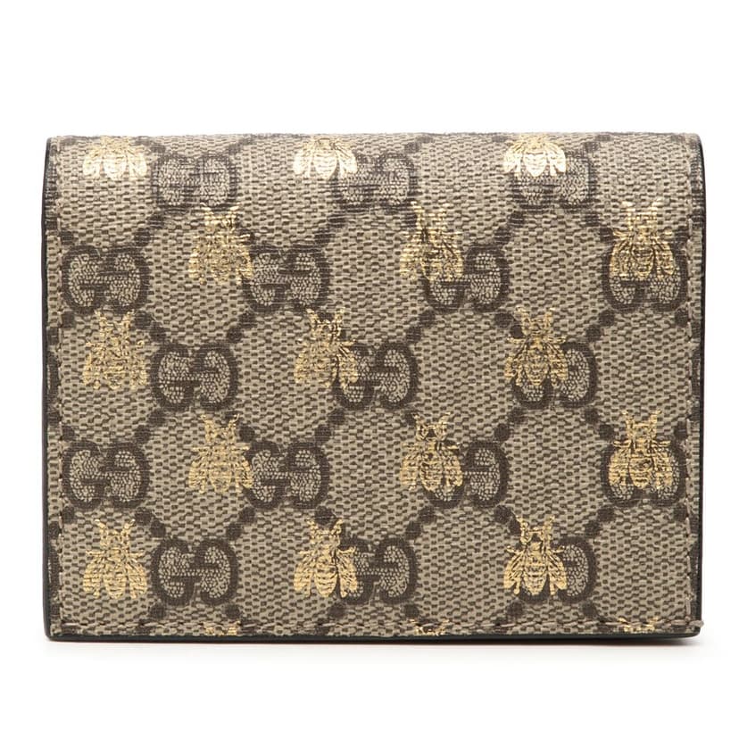 Gucci محفظة جي جي سوبريم بيز ثنائية الطي