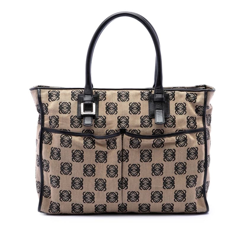 Loewe Anagram Canvas Repeat Tote