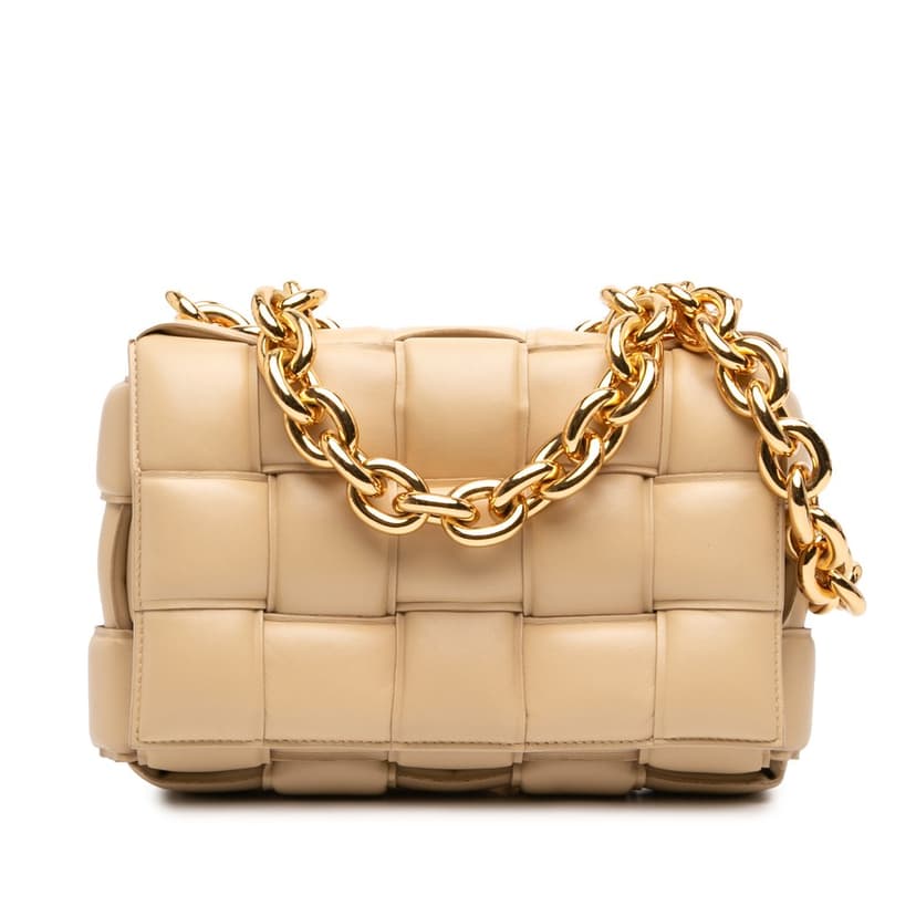 Bottega Veneta Nappa Intrecciato Padded Chain Cassette Satchel