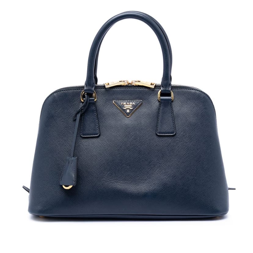 Prada Medium Saffiano Lux Promenade Satchel
