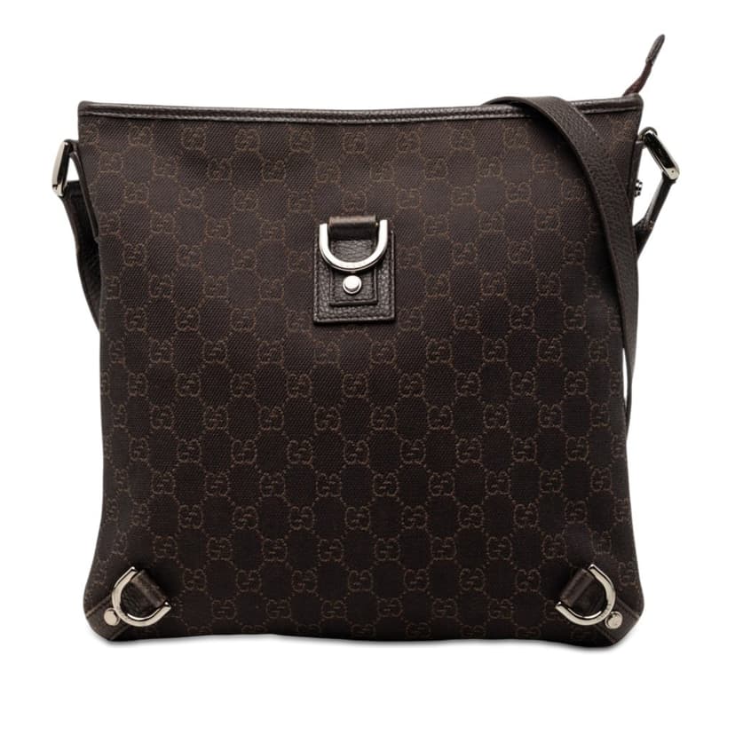 Gucci GG Denim Abbey D Ring Crossbody