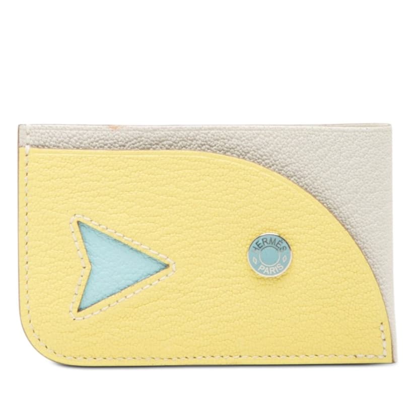 Hermès Chevre Mysore Poisson Card Holder