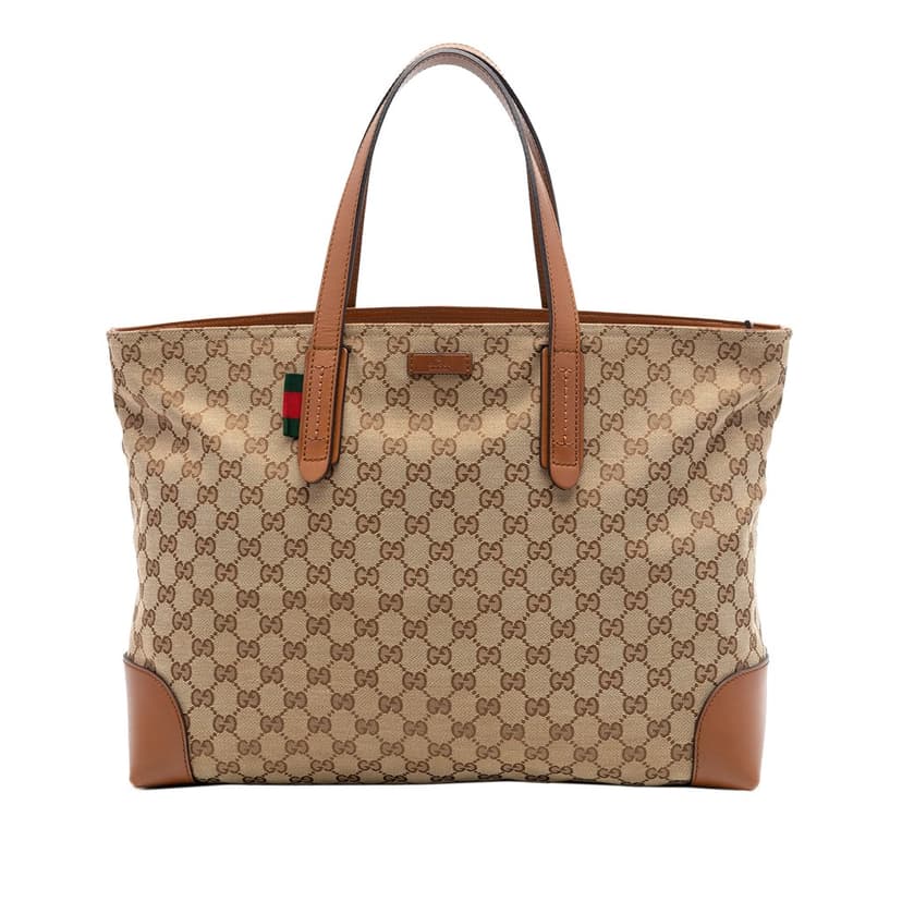 Gucci GG Canvas Web Tote