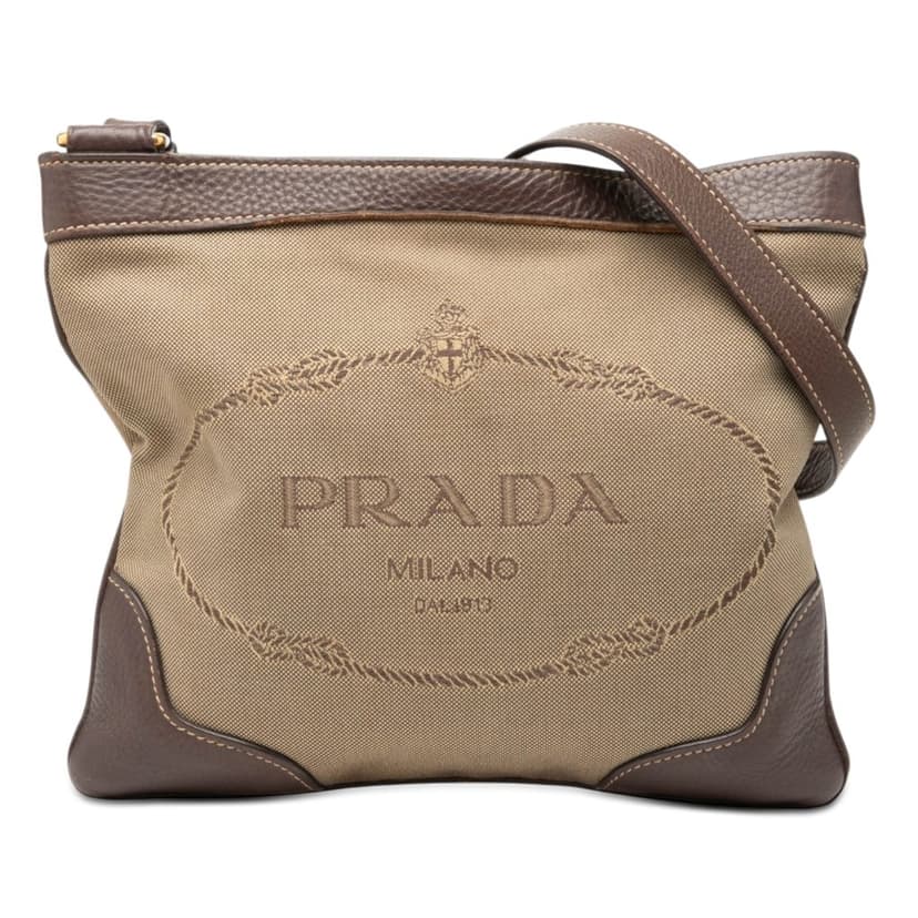 Prada Canvas Canapa Logo Crossbody