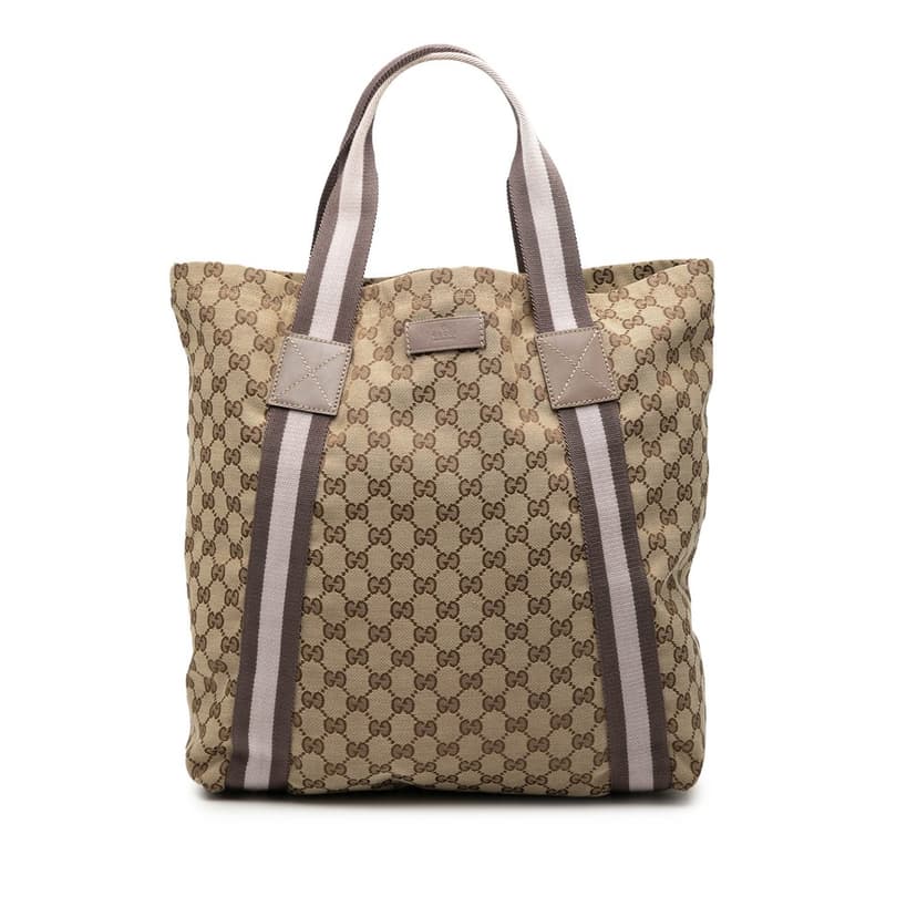 Gucci GG Canvas Web Tote