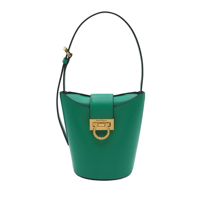 Salvatore Ferragamo Small Leather Trifolio Shoulder Bag