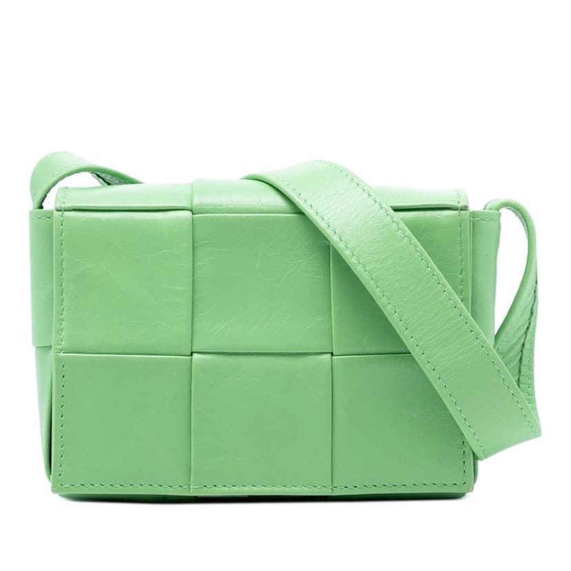 Bottega Veneta Candy Nappa Intrecciato Cassette Crossbody