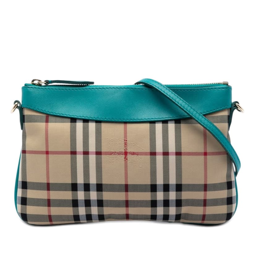 Burberry Haymarket Check Nylon Peyton Crossbody