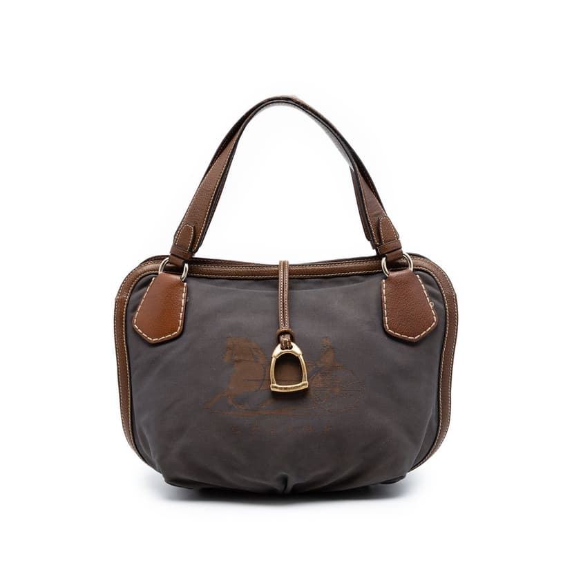 Celine Canvas Carriage Tote