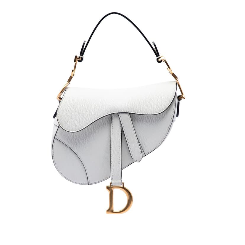 Dior Mini Grained Calfskin Saddle Bag