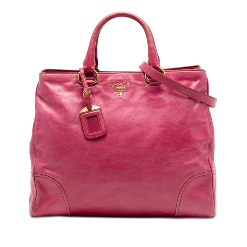 Prada Vitello Shine Satchel