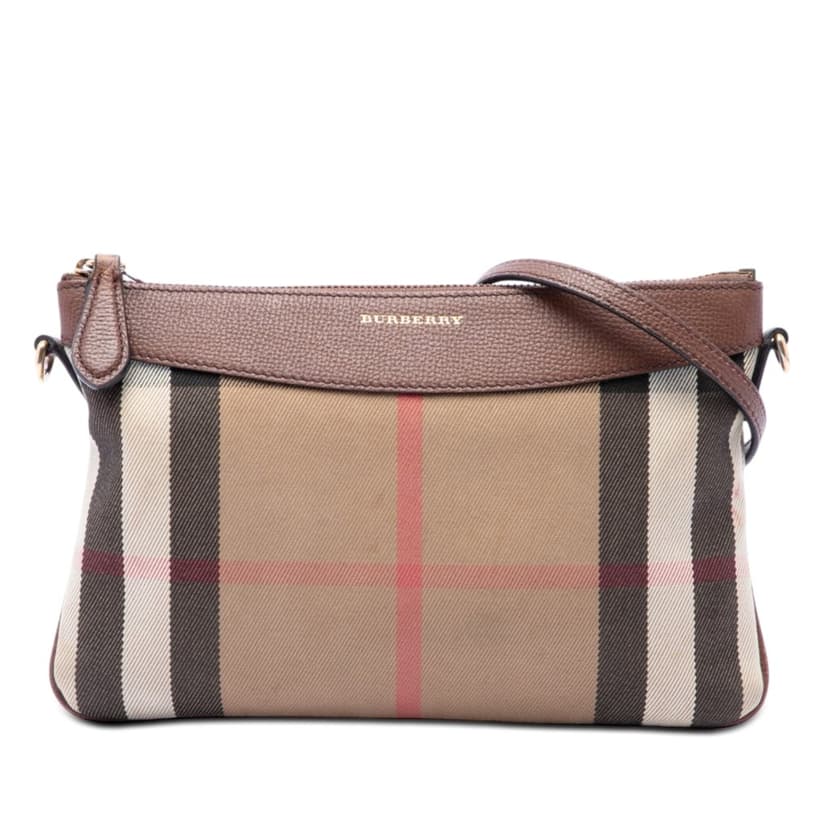 Burberry House Check Canvas Derby Peyton Crossbody