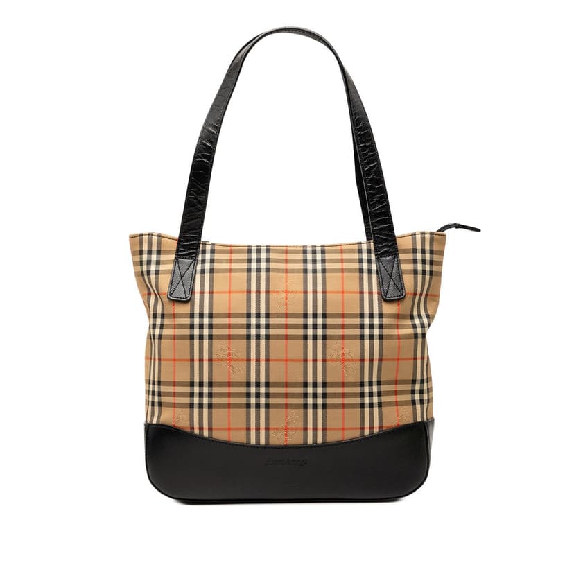 Burberry Haymarket Check Canvas Tote