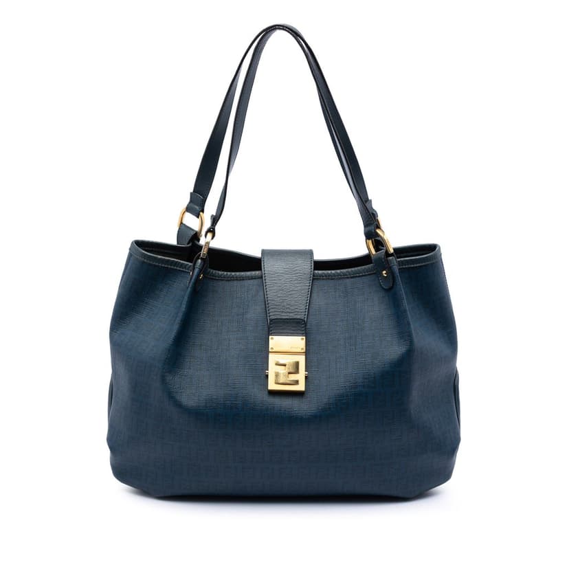Fendi Zucchino Spalmati Chiusura Tote