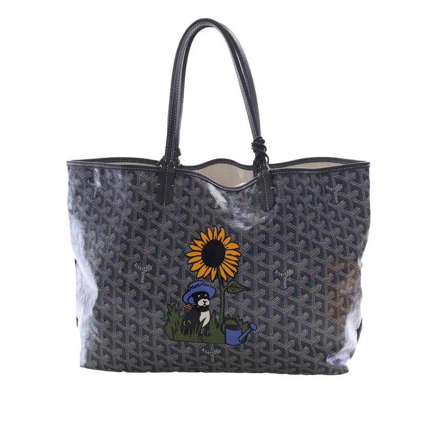 Goyard Goyardine Dog and Sunflower Saint Louis PM