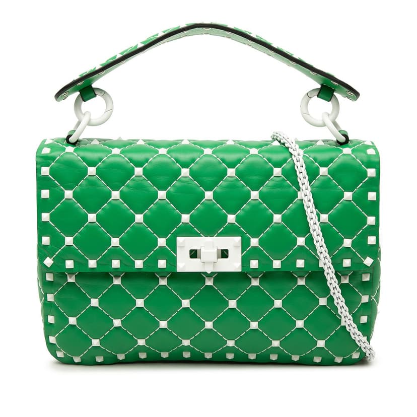 Valentino Medium Nappa Rockstud Spike Satchel