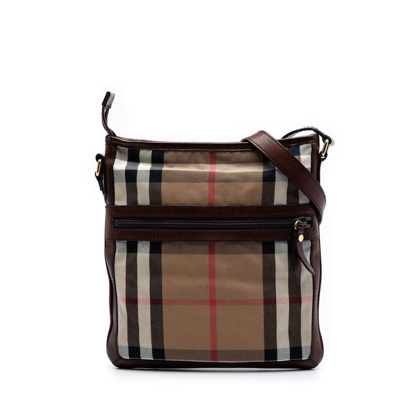 Burberry Exploded Check Canvas Crossbody