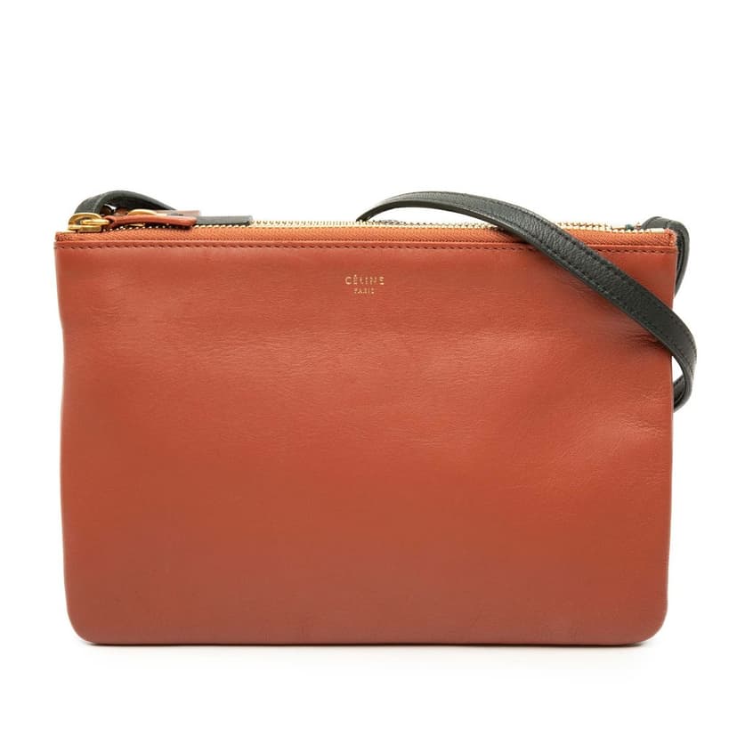 Celine Small Tricolor Lambskin Trio Crossbody