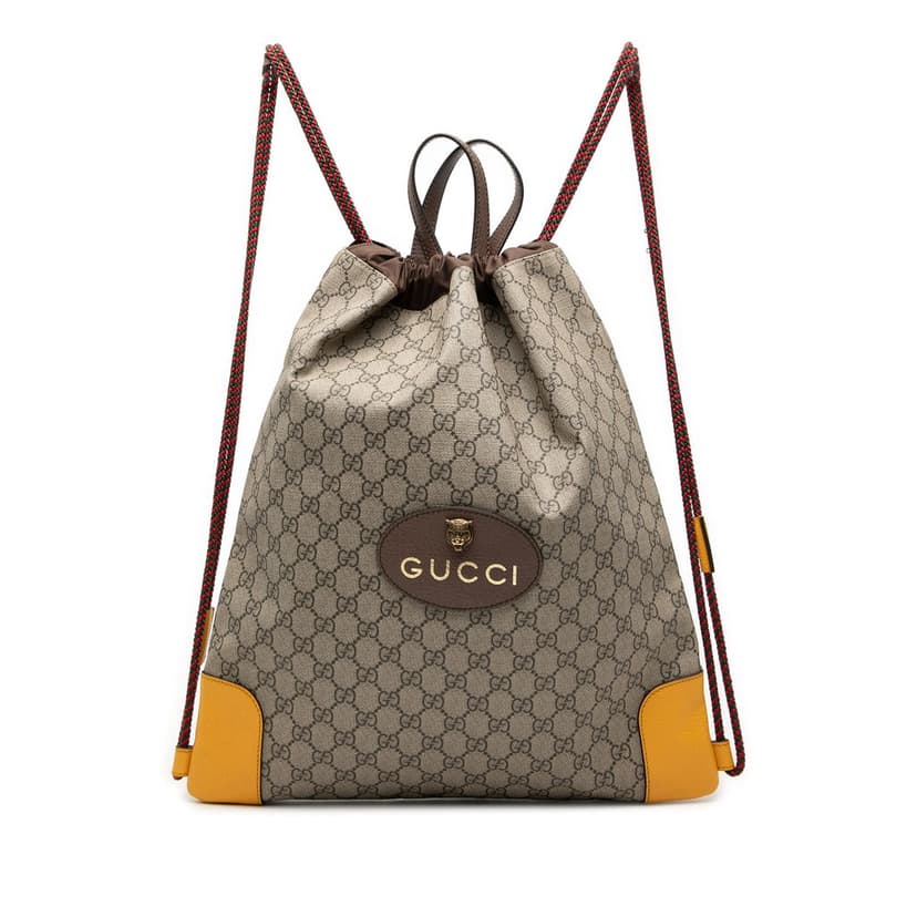 Gucci GG Supreme Animalier Backpack