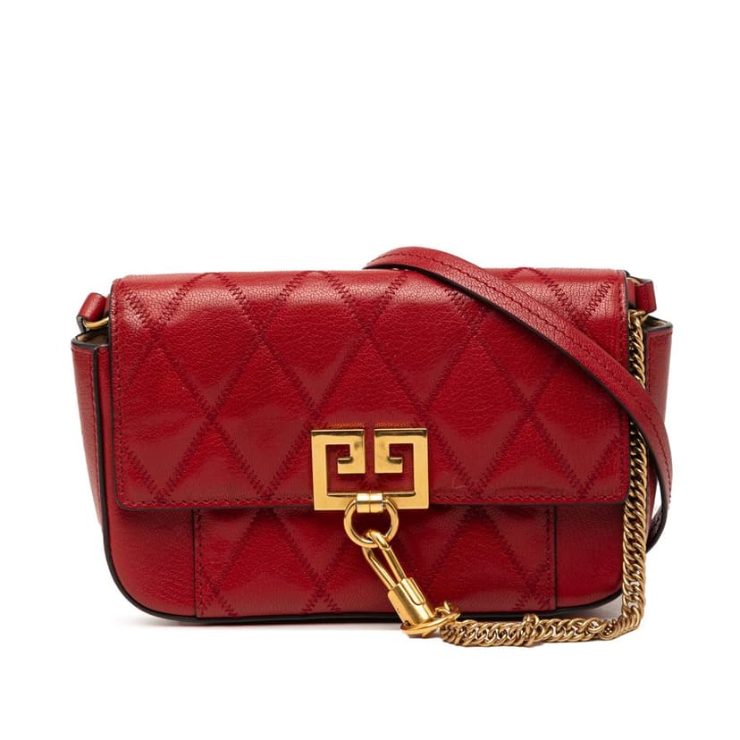 Givenchy Mini Quilted Goatskin GV3 Pocket Convertible Bag