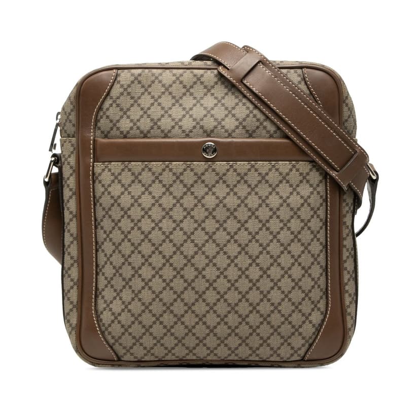 Gucci Diamante Coated Canvas Zip Crossbody