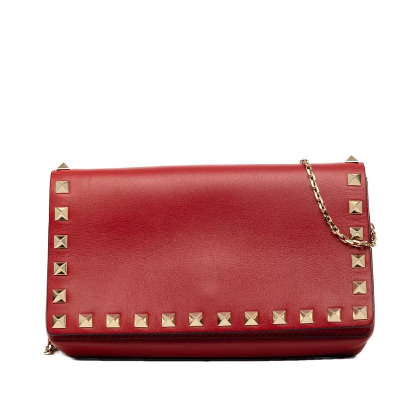Valentino Leather Rockstud Chain Flap Crossbody