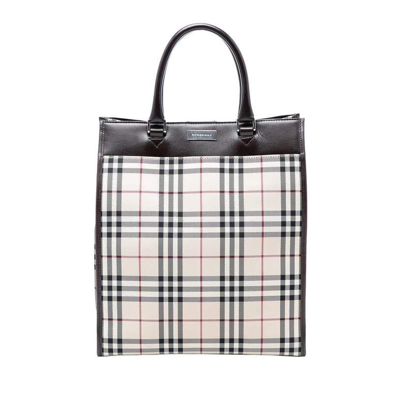 Burberry House Check Canvas Tote
