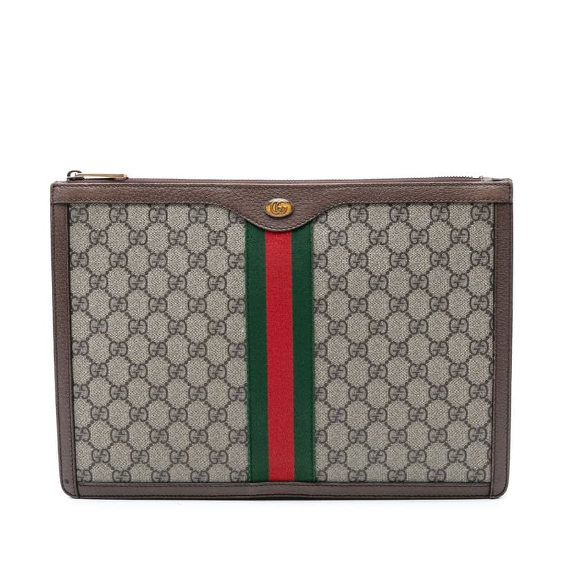 Gucci GG Supreme Ophidia Clutch