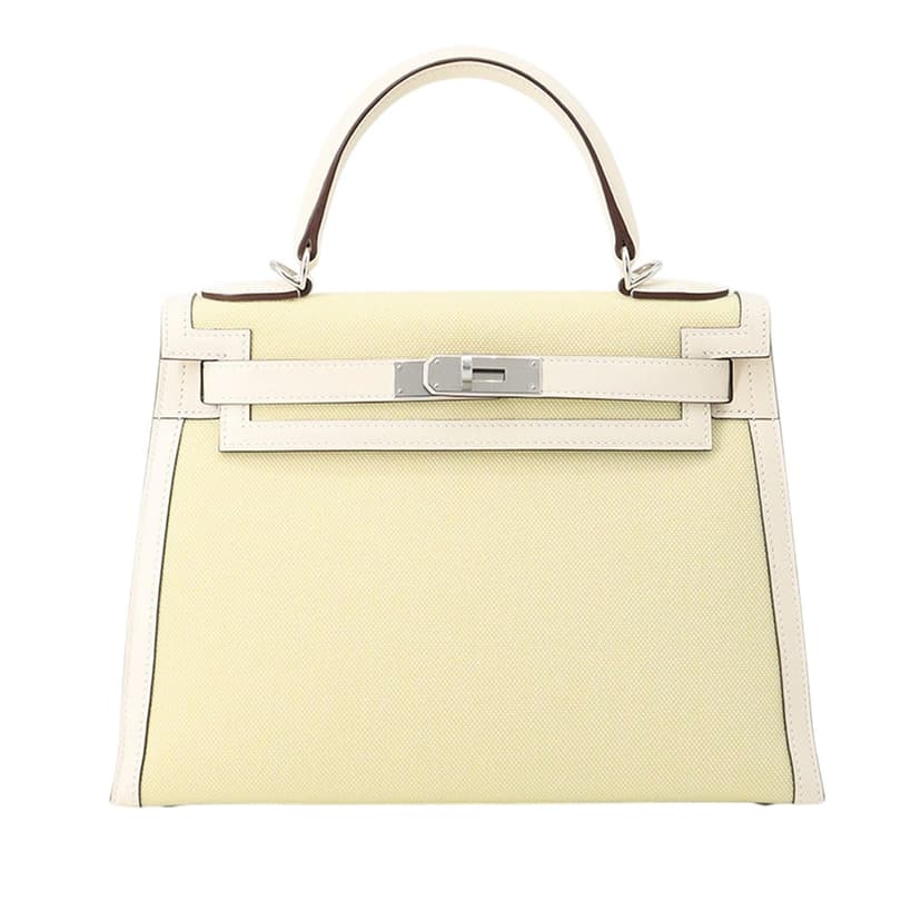 Hermès Toile H and Swift Kelly II Sellier 28