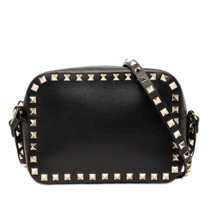 Valentino Leather Rockstud Camera Bag