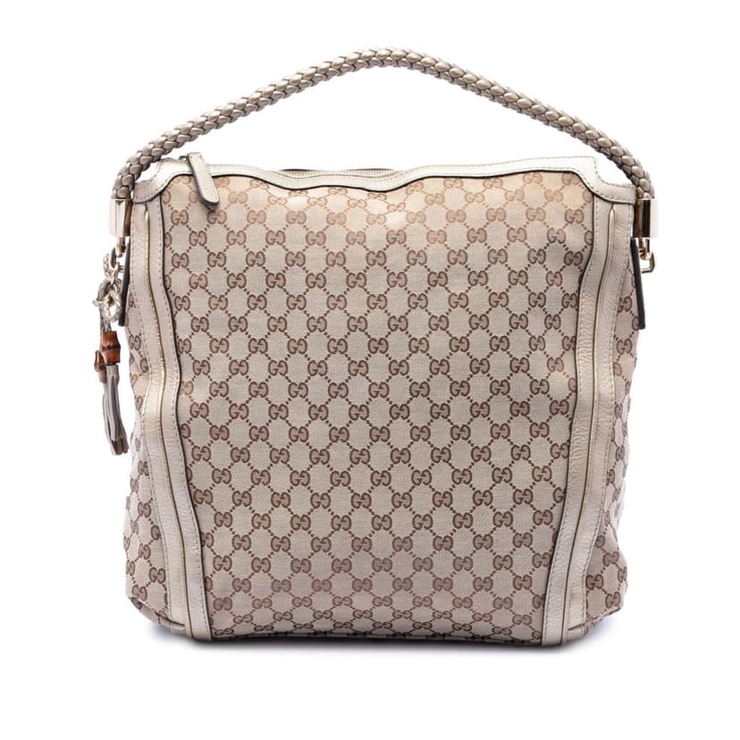 Gucci Large GG Canvas Bella Shoulder Bag