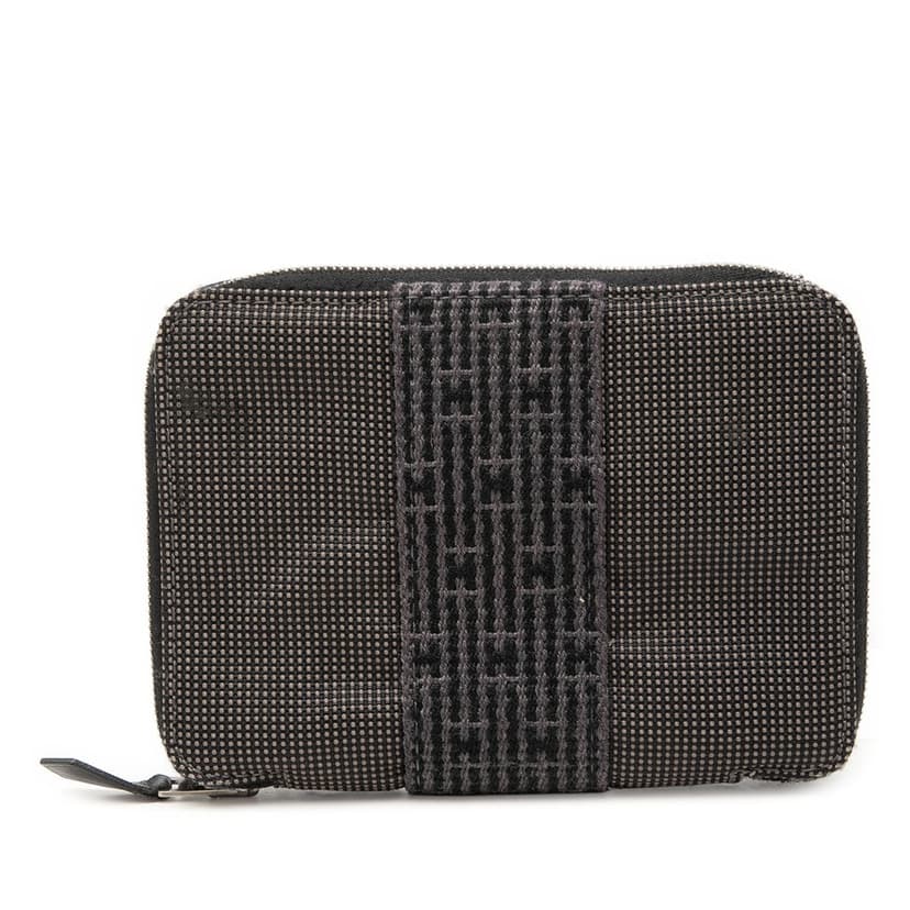 Hermès Toile Herline Zip Wallet