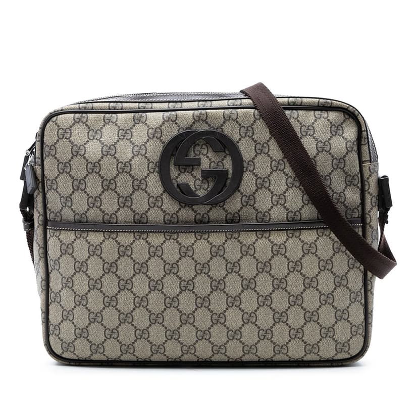 Gucci GG Supreme Interlocking G Crossbody