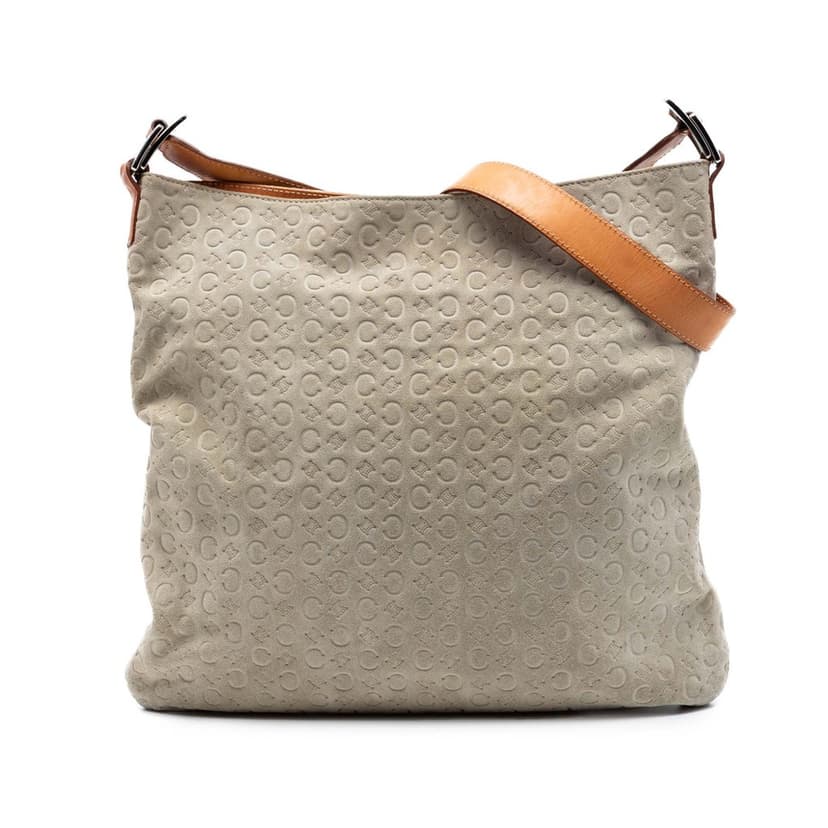 Celine C Macadam Suede Crossbody