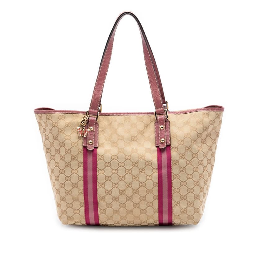 Gucci Large GG Canvas Jolicoeur Tote