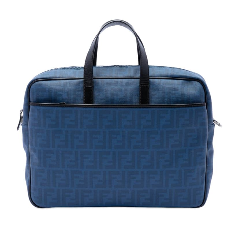 Fendi Zucca Coated Canvas Business Bag