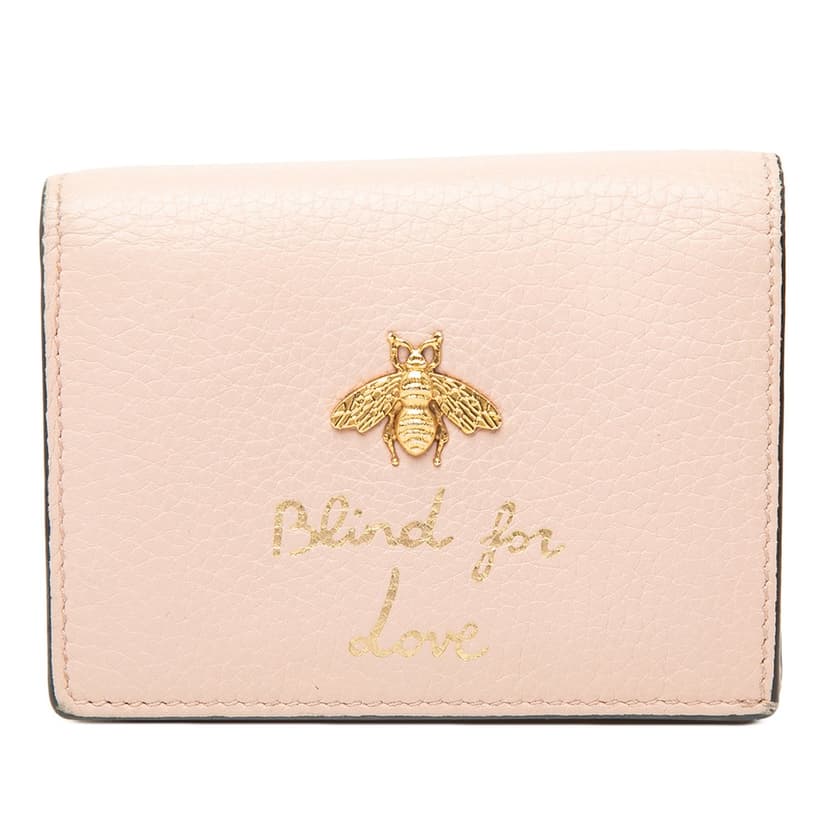 Gucci Calfskin Blind for Love Compact Wallet