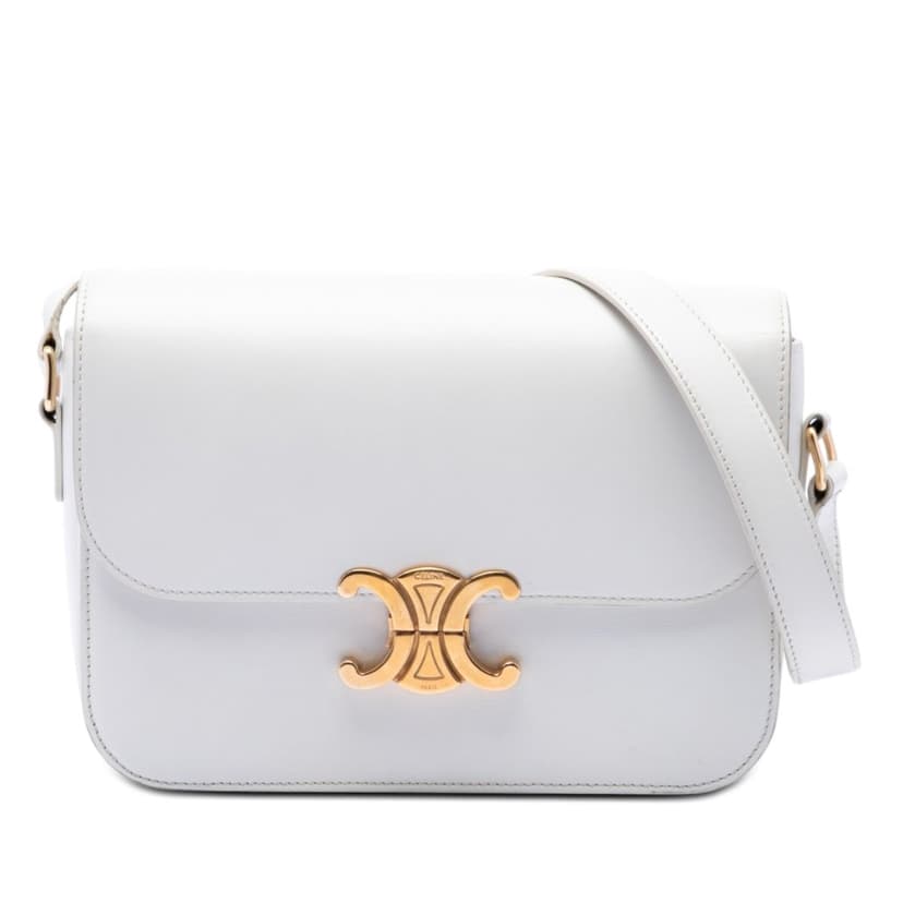 Celine Classique Shiny Calfskin Triomphe Crossbody