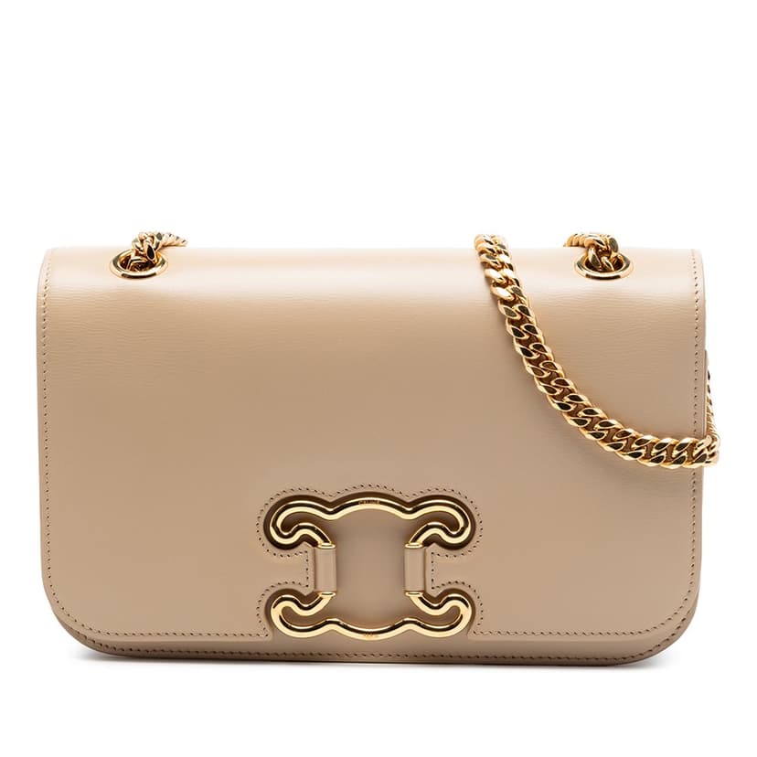 Celine Medium Calfskin Triomphe Frame Crossbody