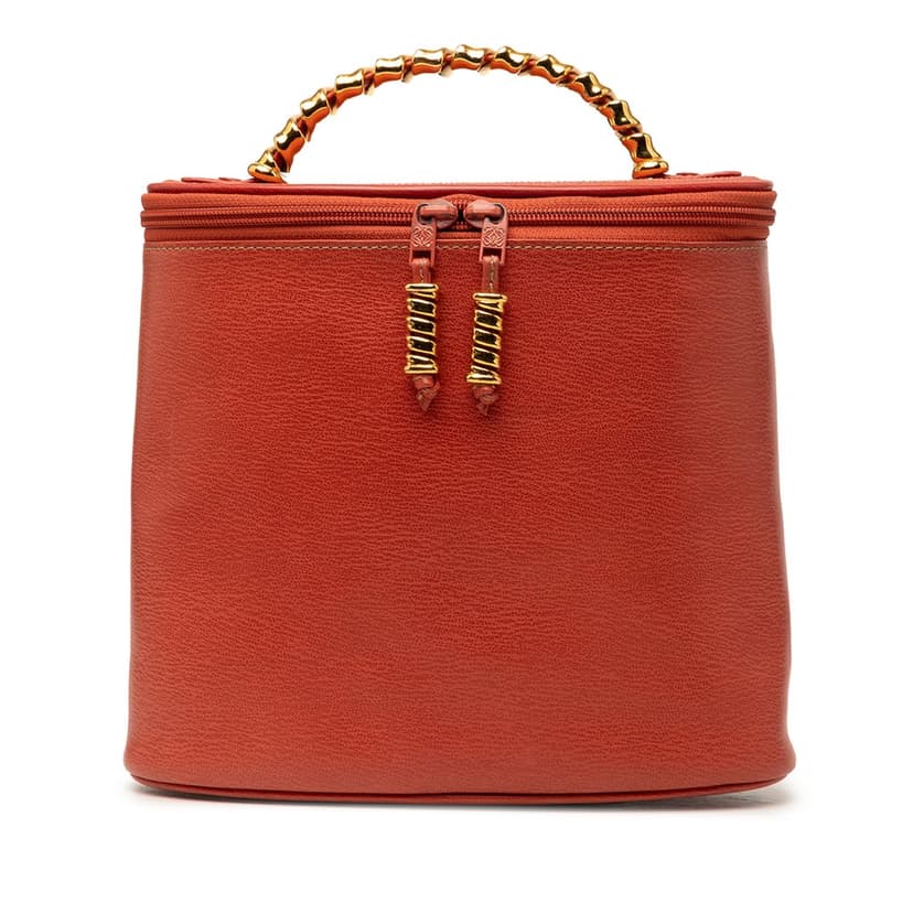 Loewe Leather Velasquez Twist Vanity Bag