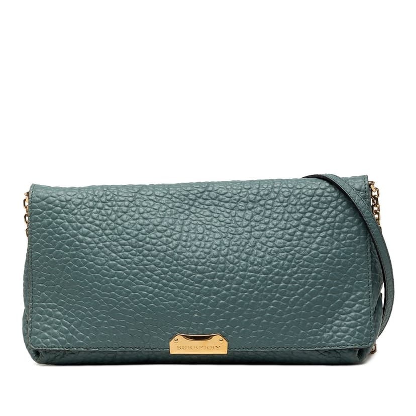Burberry Medium Grained Calfskin Mildenhall Crossbody