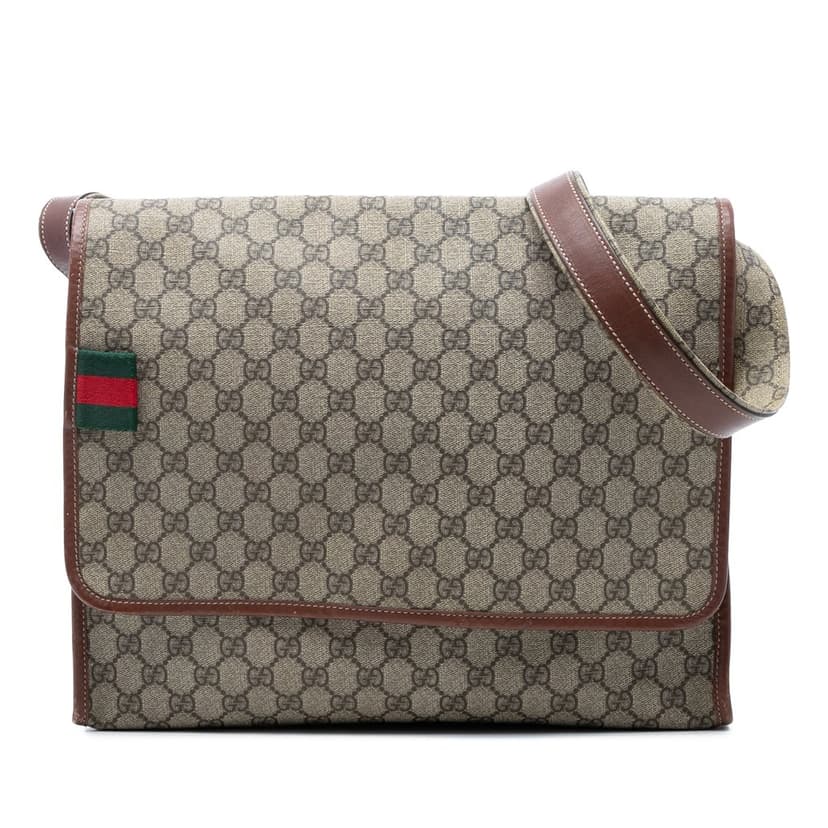 Gucci GG Supreme Web Messenger Bag