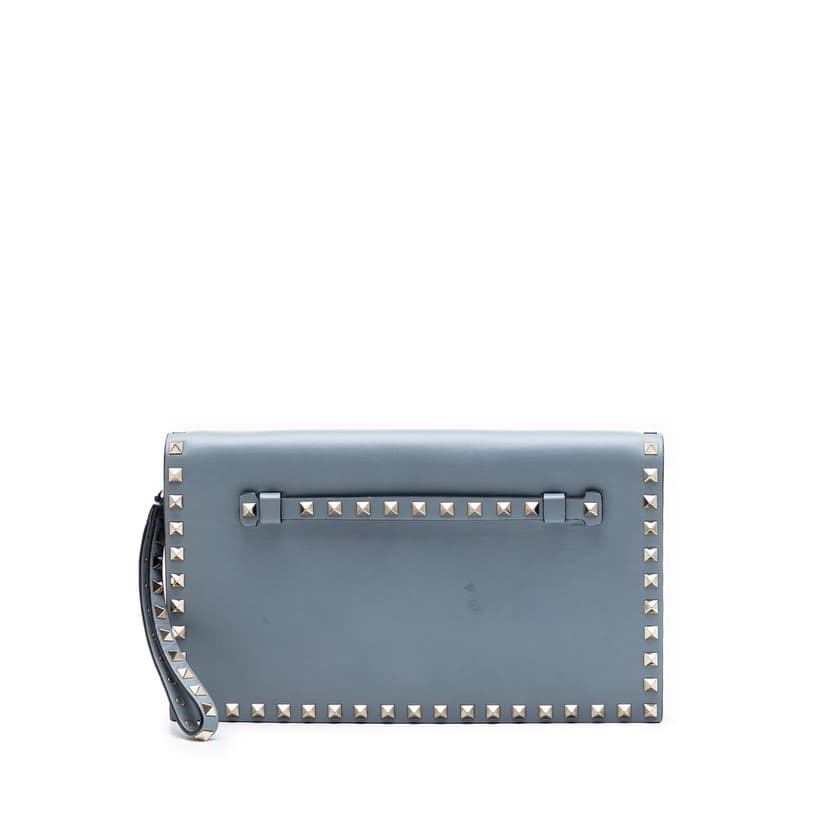 Valentino Nappa Rockstud Wristlet Clutch