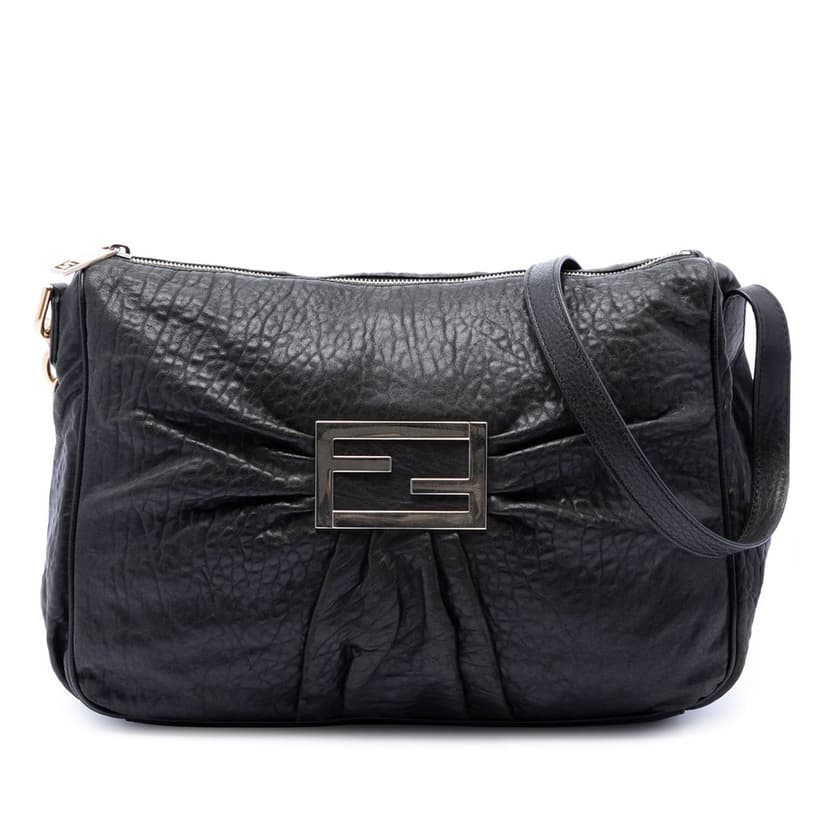 Fendi Large Leather Mia Crossbody