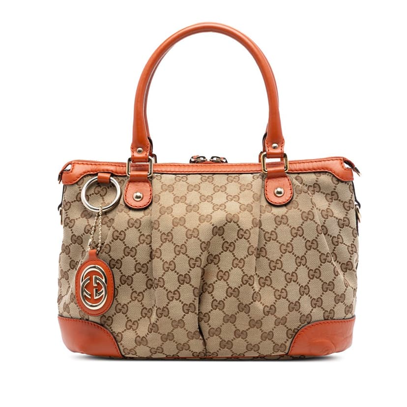 Gucci GG Canvas Sukey Satchel
