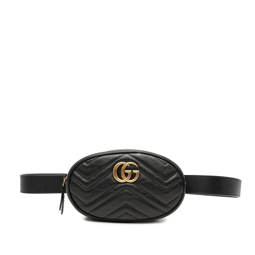 Gucci GG Marmont Matelasse Leather Belt Bag