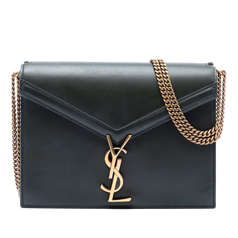 Saint Laurent Smooth Calfskin Monogram Cassandra Clasp Bag