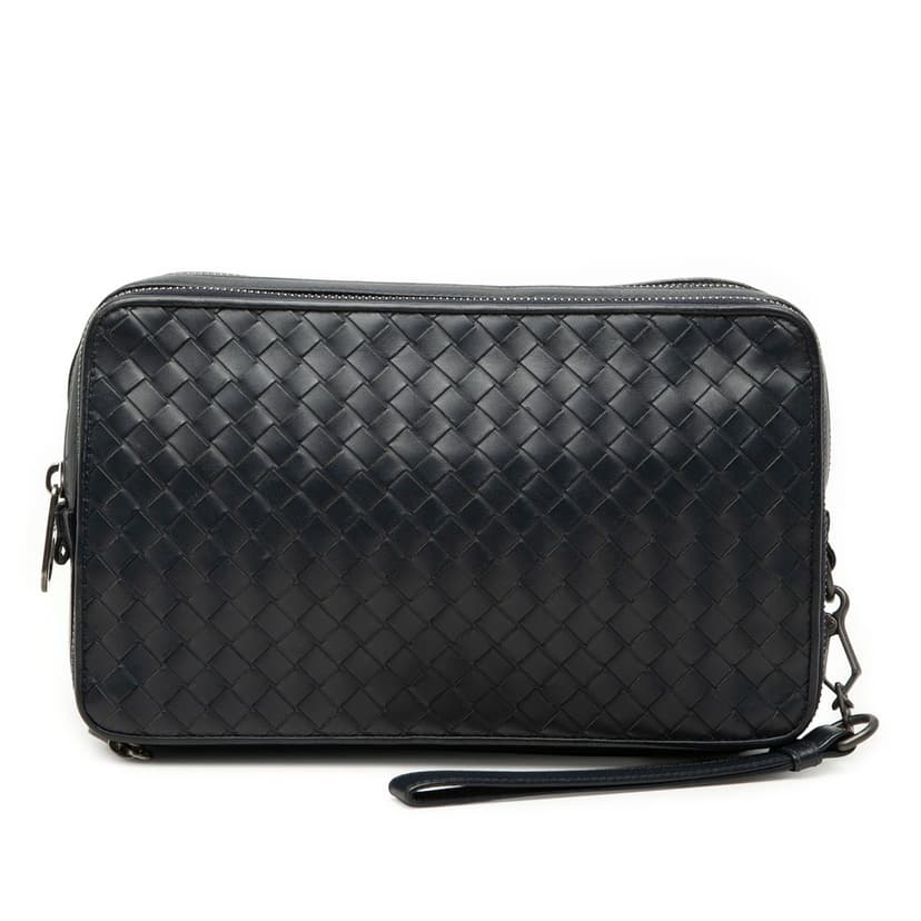 Bottega Veneta Nappa Intrecciato Wristlet Clutch
