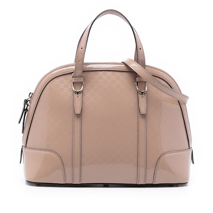 Gucci Small Microguccissima Patent Nice Satchel